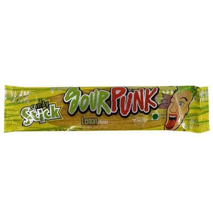Sour Punk Candy Stick Lemon Flavour, 40 gm