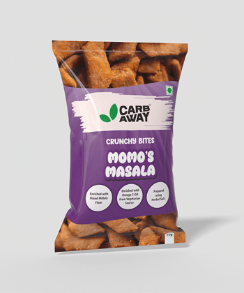 CRUNCHY BITES MOMOS MASALA FLAVOUR 150 G