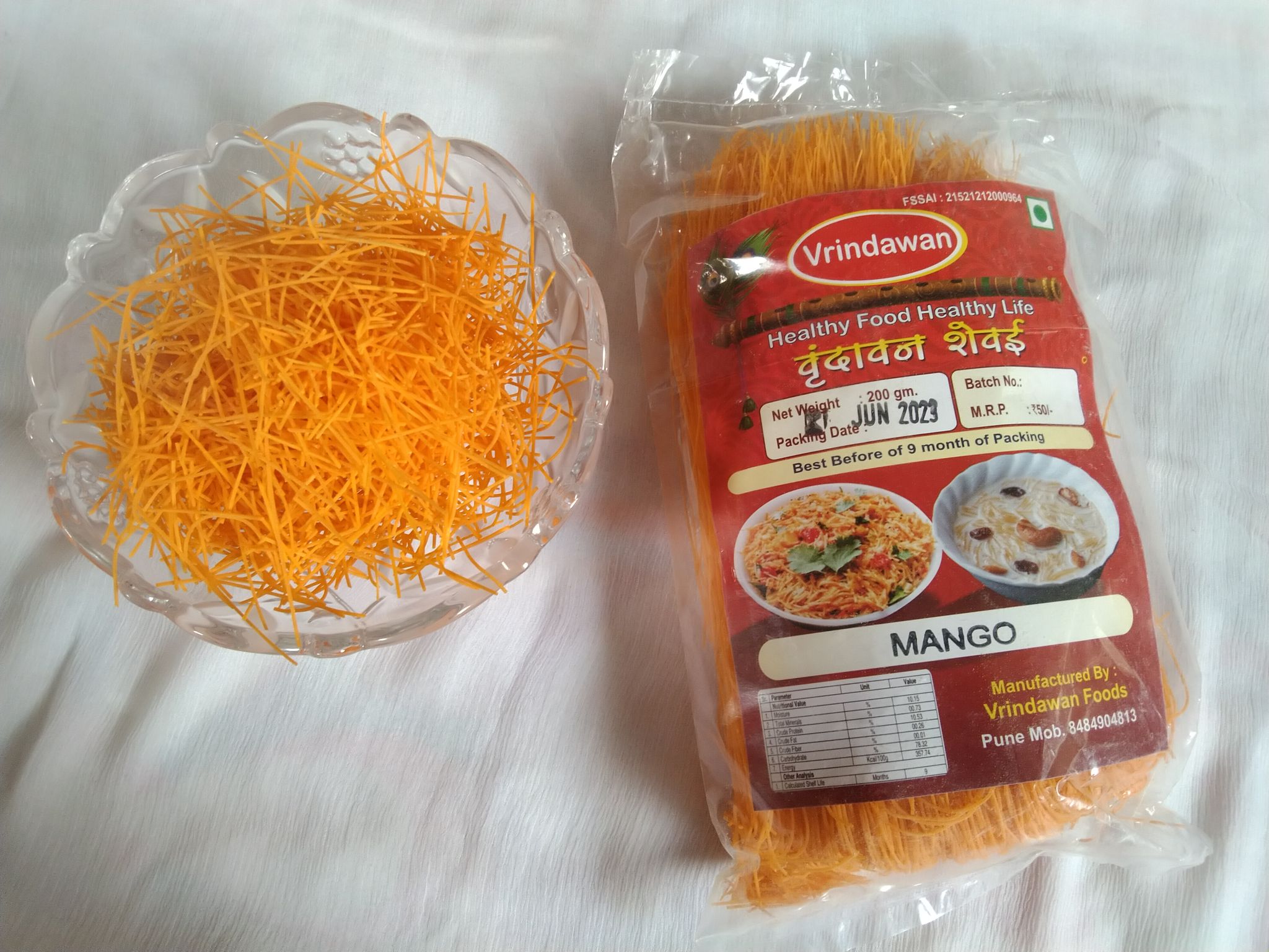 Mango Flavour Vermicile