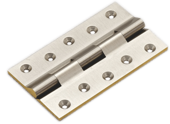 Premium Brass Door Smooth Hinges (Matt Finish with Side Gold Crush), Size: 125mm x 32mm x 3.8mm
