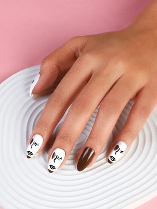 The Nuvola Press-On Nails - Indigo Blue-Nails