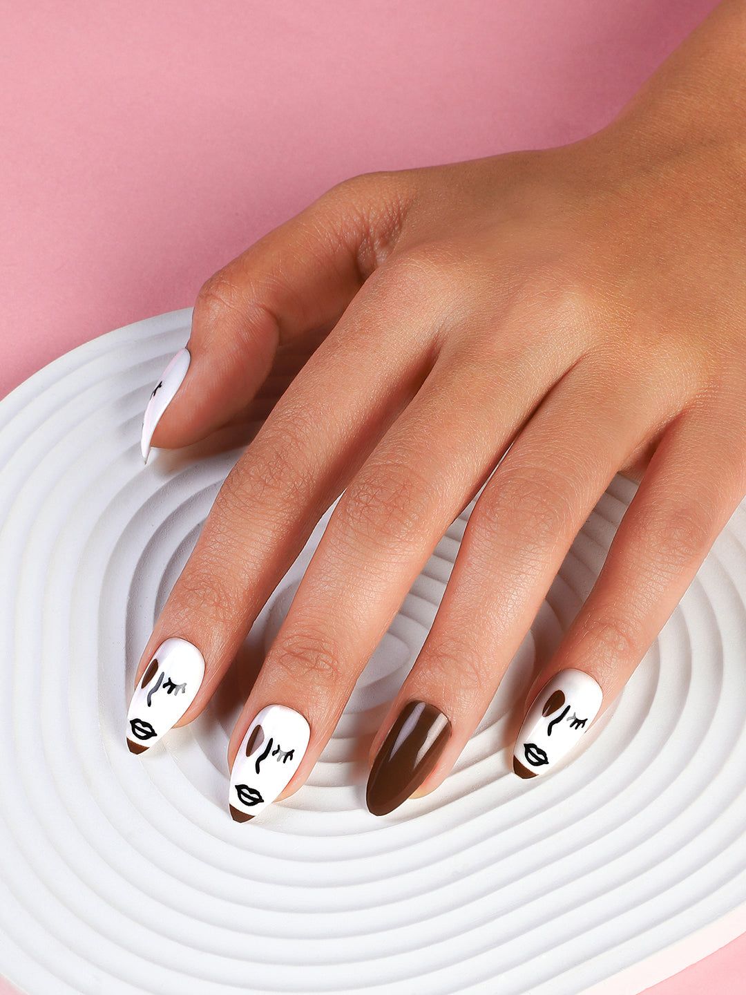 The Nuvola Press-On Nails - Indigo Blue-Nails