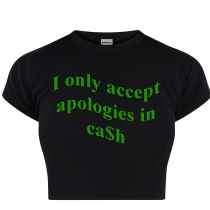 CASH BABY TEE-XS