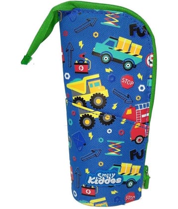 Smily Kiddos | Smily Pen Holder Case (Blue) | Kids pencil Case | School pencil case | Pencil Case for Boys & Girls | Girls pencil Pouch | Stylish Pencil Pouch for Girls  | Birthday Retruns Gifts For Boys & Girls