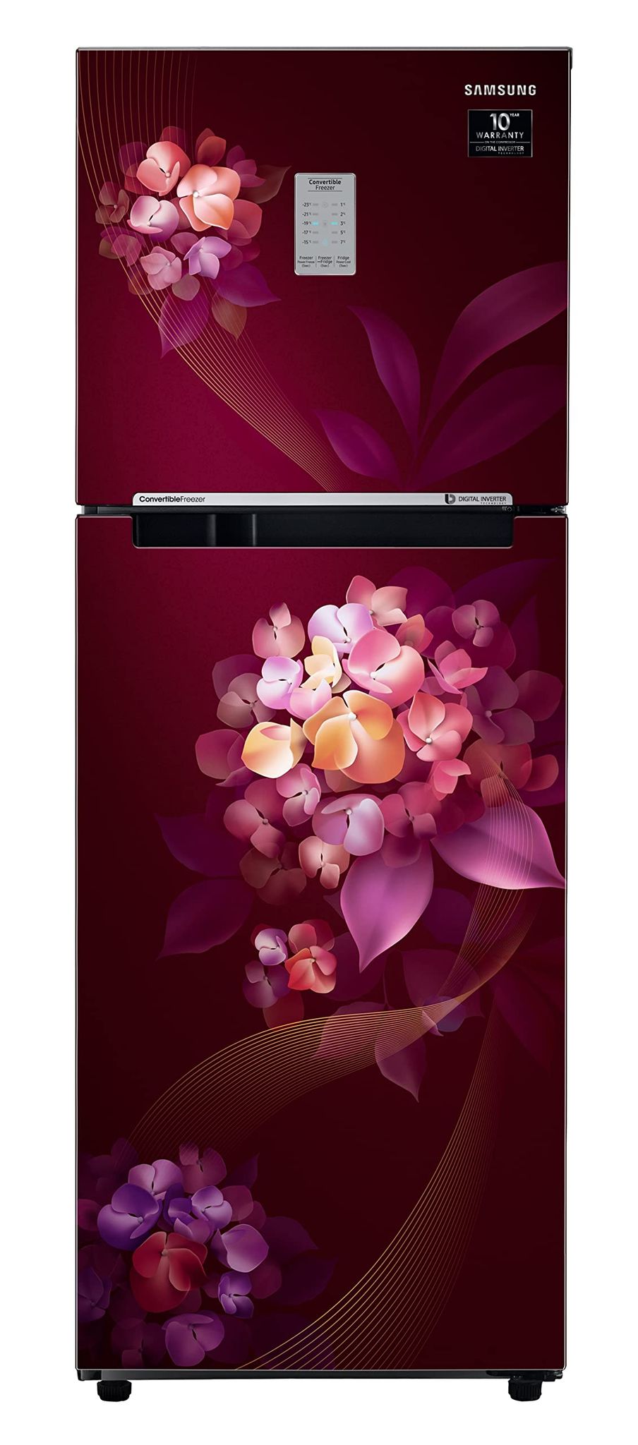 Samsung 236L 2 Star Inverter Frost-Free Convertible 3 In 1 Double Door Refrigerator Appliance (RT28C3732HT/HL,Hydrangea Plum) Samsung 236L 2 Star Inverter Frost-Free Convertible 3 In 1 Double Door Refrigerator Appliance (RT28C3732HT/HL,Hydrangea Plum) -