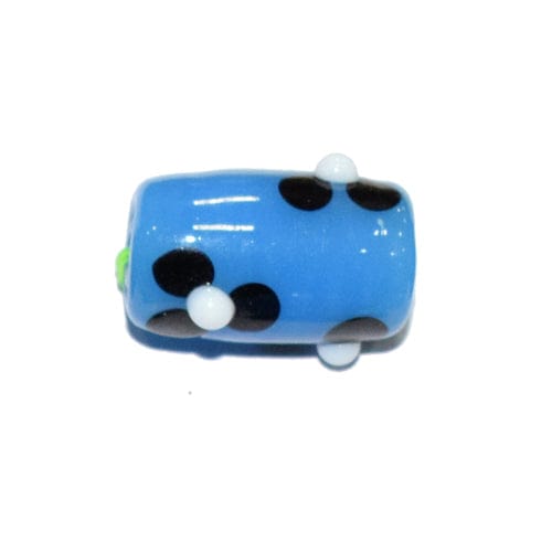 Handmade Fancy Lampwork Glass Beads For Jewelry Making Necklace , Earring and Bracelet (Tube) SFL-731-Per Packet 25 Pcs / 18X12 MM