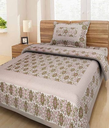 Uniqchoice Cotton Single Bedsheet ( Multi )