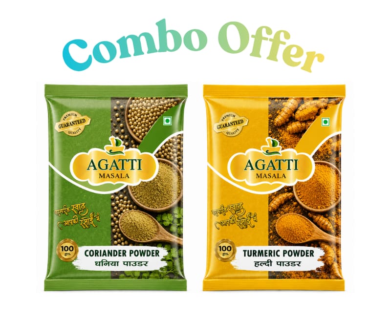 Combo Turmeric Powder 100g & Coriander Powder 100g