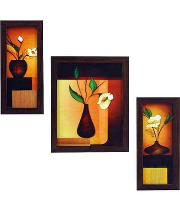 Indianara Synthetic Painting With Frame