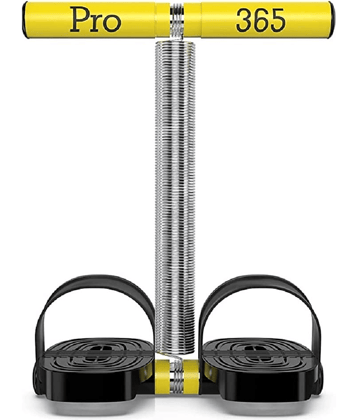 PRO365 Tummy Trimmer Exerciser/Flat Pedal For Extra Support/Sit Up Equipment/Sport Fitness/Leg Exerciser/Home Gym Equipment Single Spring (Yellow, 6 Month manufacturer Warranty)