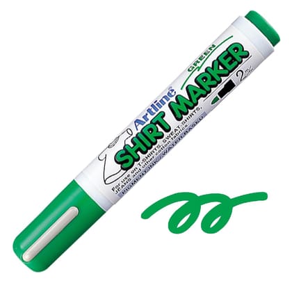 Artline T-Shirt Marker Pack of 12 (Green Colours) | For use on T-SHIRTS, SWEAT-SHIRTS, JEANS & other cotton fabrics Artline T-Shirt Marker Pack of 12 (Green Colours) | For use on T-SHIRTS, SWEAT-SHIRTS, JEANS & other cotton fabrics