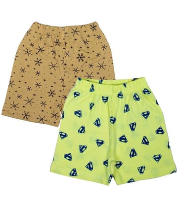 Diaz Pack of 2 Cotton Shorts For Boys ( Multicolor )