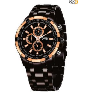 29K New Stylist  Attractive Black Dial  Next Generation Partywear/Formal/Casual Boy Smart Analog Watch For - Men (29K-9002)