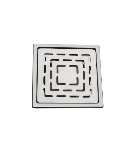 Grating Square Floor Drain 6 X 6 Matt Finish (Stainless Steel)