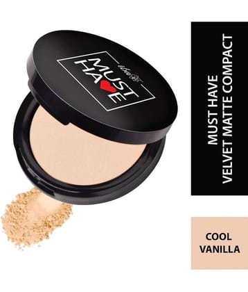 Iba Must Have Velvet Matte Pressed Compact Powder Cool Vanilla, 9g , High Coverage, (Pack of 1)