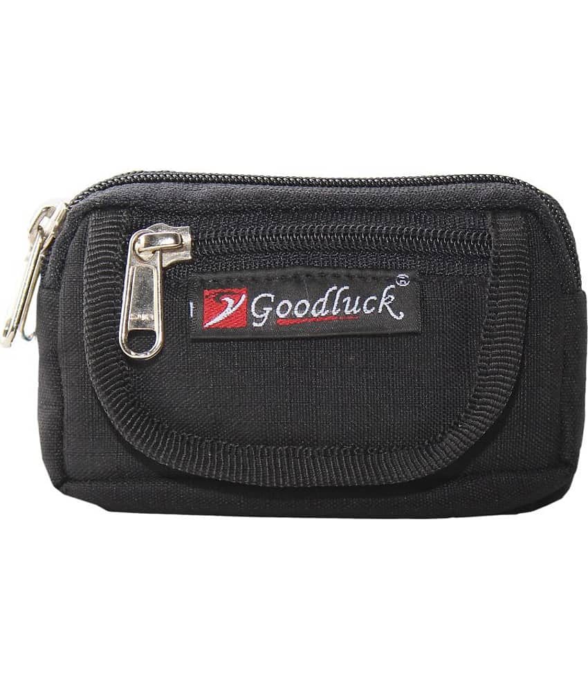 Goodluck Polyester Black Waist Pouch