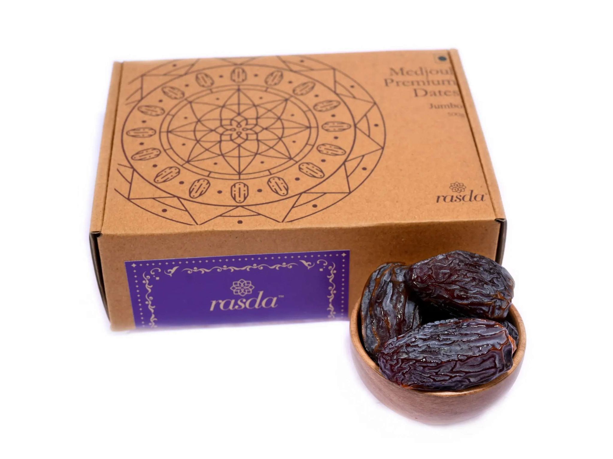 Rasda Medjoul Dates Box Palestine Premium Jumbo - 500g