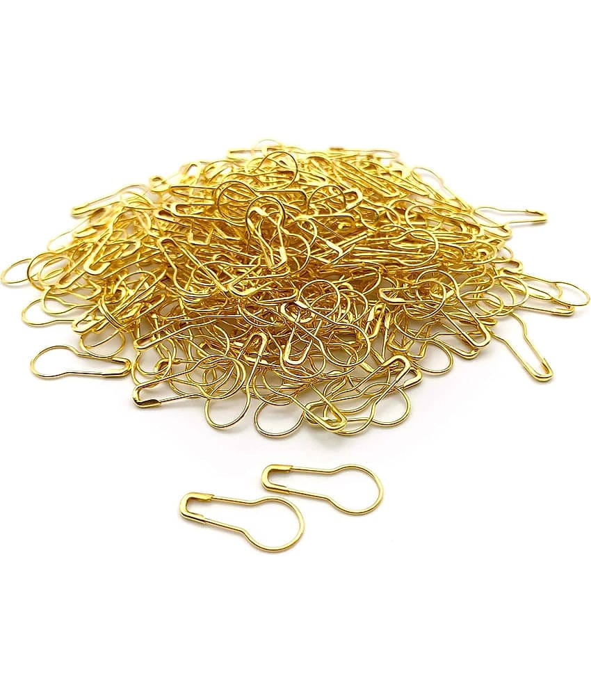 PRANSUNITA Other Bulb Shaped Brass Pear Shaped Hijab Safety Pin ( Pack of 1 )