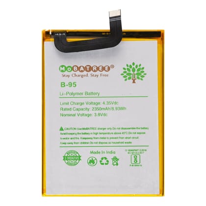 Mobatree Original Mobile Battery for Vivo Y51L - B95, 1000mAh (6 months Guarantee)