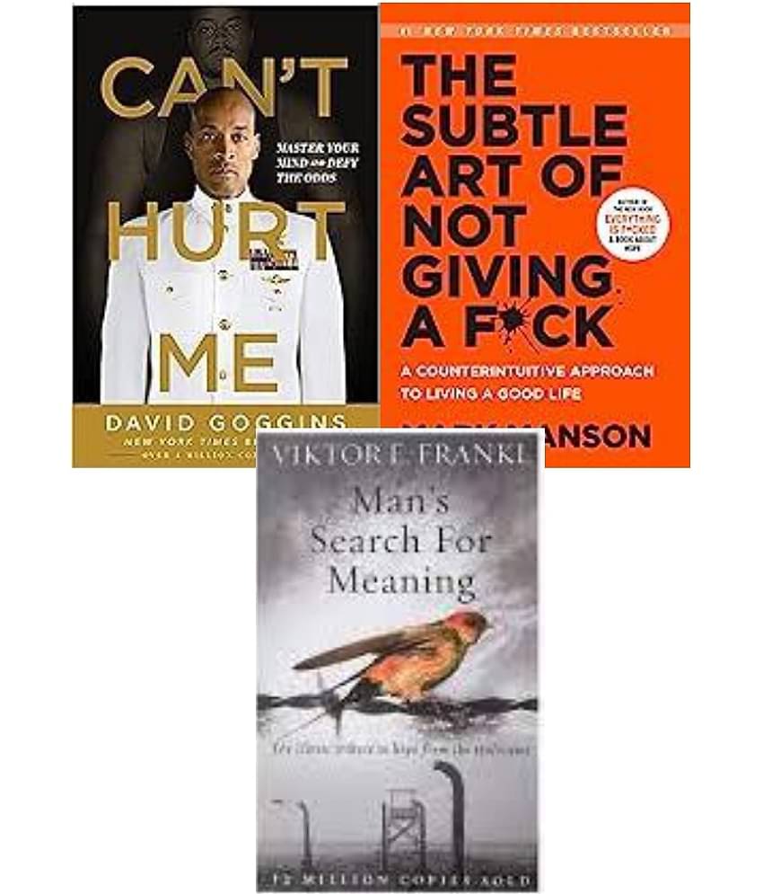 Can't Hurt Me + The Subtle Art + Man's Search For Meaning