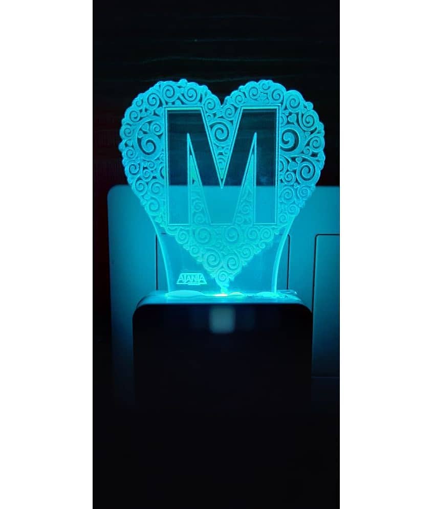SUPER AJANTA - Multicolor Night Lamp ( Pack of 1 )
