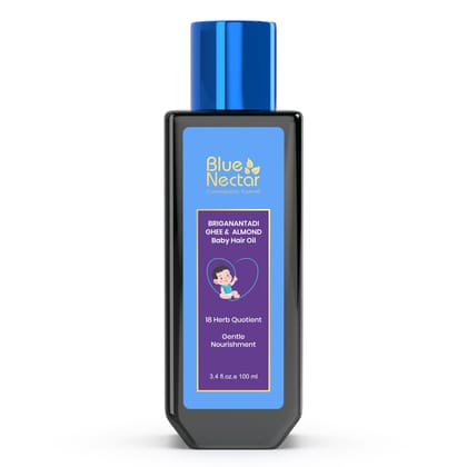 Baby Hair Oil with Ghee for Nourishment and Baby Hair Growth(18 Herbs) 100 ml