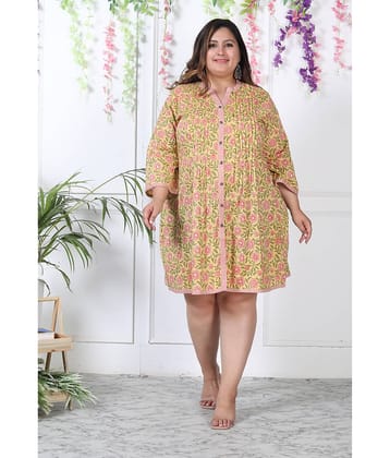 Swasti Women's Cotton Tunic ( Yellow )