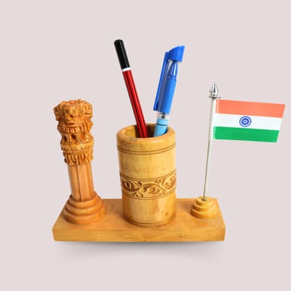 Ashoka Piller + Pen Stand 3 + Flag (4)