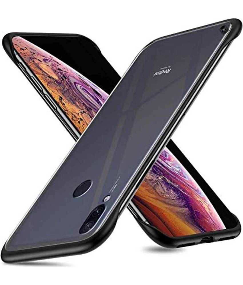 Spectacular Ace - Black Plain Cases Compatible For Xiaomi Redmi Note 7S ( Pack of 1 )