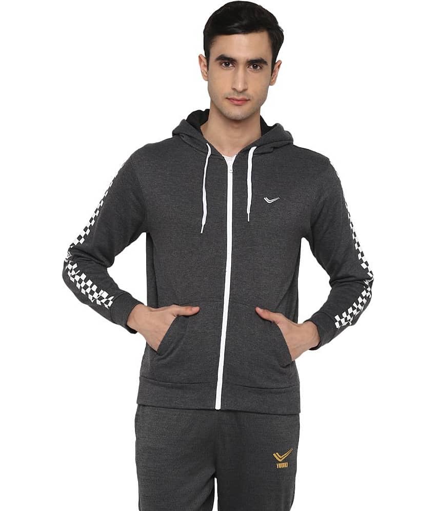 YUUKI Grey Polyester Jacket