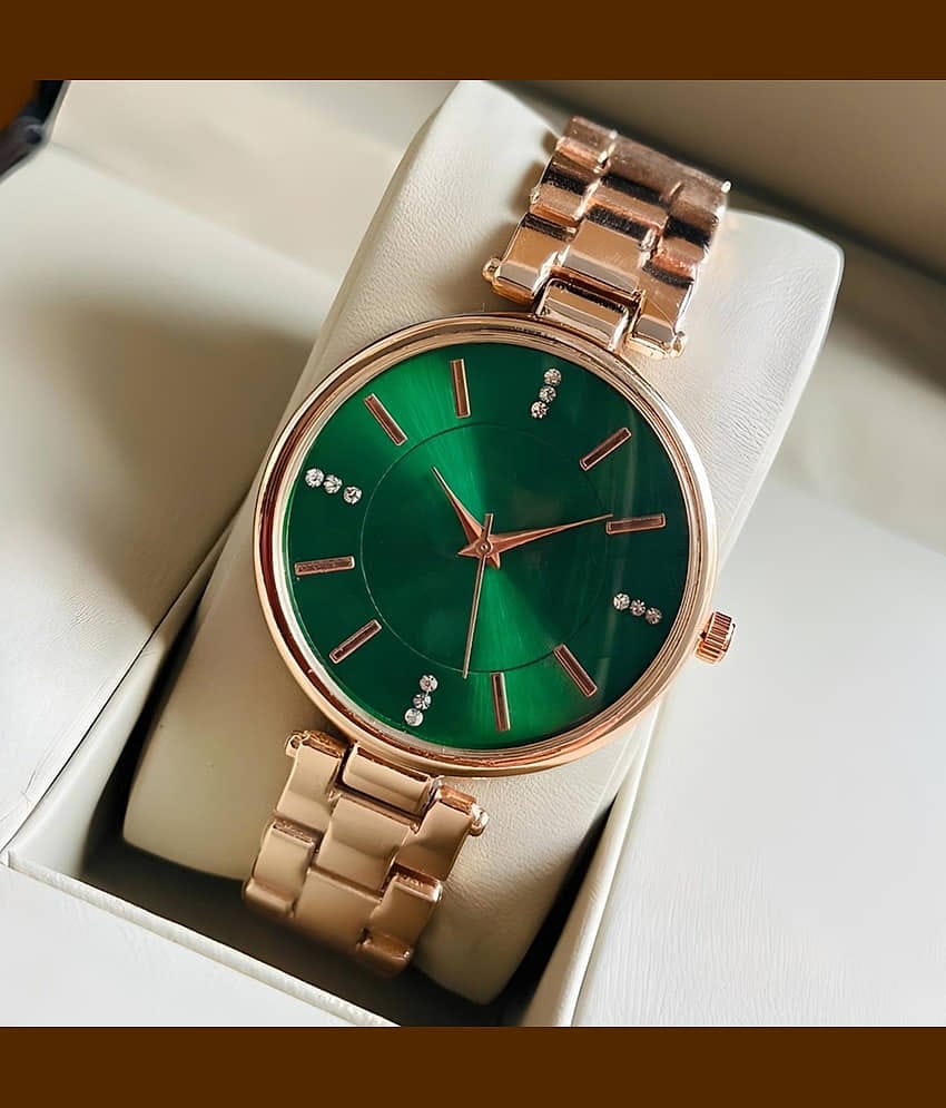 Trex Rose Gold Stainless Steel Analog Womens Watch