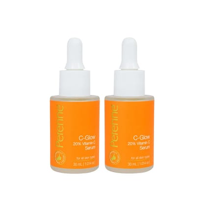 Twin Pack of C- Glow 20% Vitamin C Serum (30ml x 2)