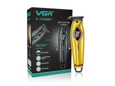 VGR V-945 Professional Trimmer 180 min Runtime 4 Length Settings (Gold)