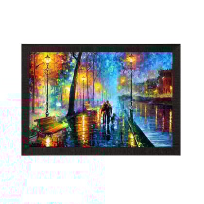You & Me Satin Matt Texture UV Art Painting