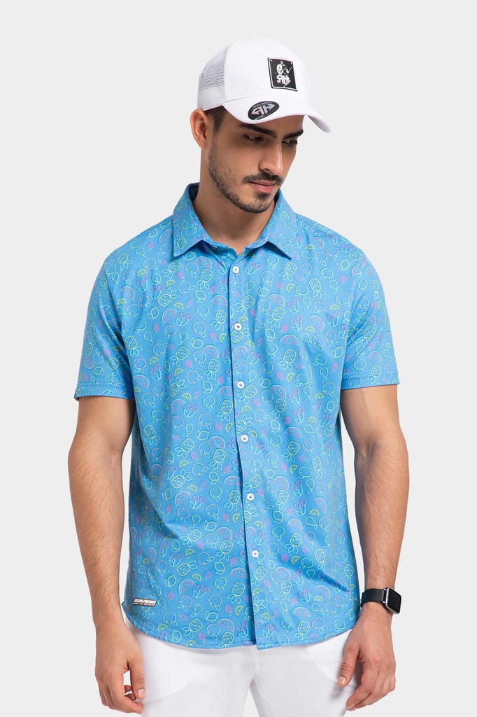 AH Pro Fruit Slash Sea Blue X-Men Shirt