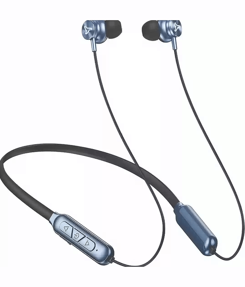 Syska In-the-ear Bluetooth Headset with Upto 25h Talktime Deep Bass - Fluorescent Pink