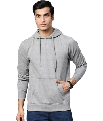 Galatea Fleece Hooded Men's Sweatshirt - Grey ( Pack of 1 )