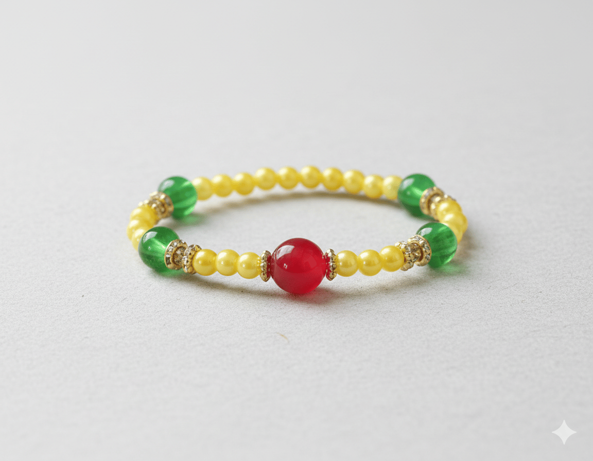 Timeless Circular Beaded Bracelet for Women