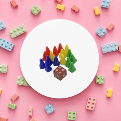 Family Board Game with Two Modes | Two Side Different Ladder, Ludo  Games for Children and Families | 2 to 4 Players - Age 3 Years and Above (2 in 1)