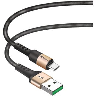 TP TROOPS 1.2A Type-C Data  Charging USB Cable, Made in India,Data Sync, Durable 1.2-Meter Long USB Cable for Type-C