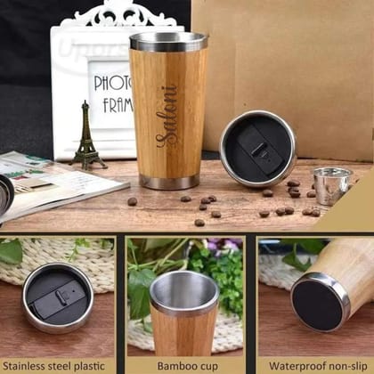 Premium Bamboo Tumbler - Personalized & Eco-Friendly Gift
