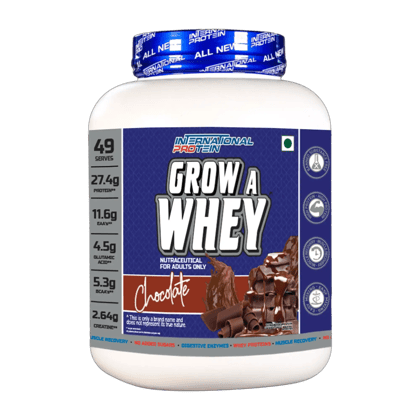 International Protein Grow A Whey-2.27 kg / Chocolate