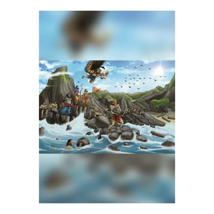 Ram-Setu Premium Fridge Magnet (Size 4x6 Inch)