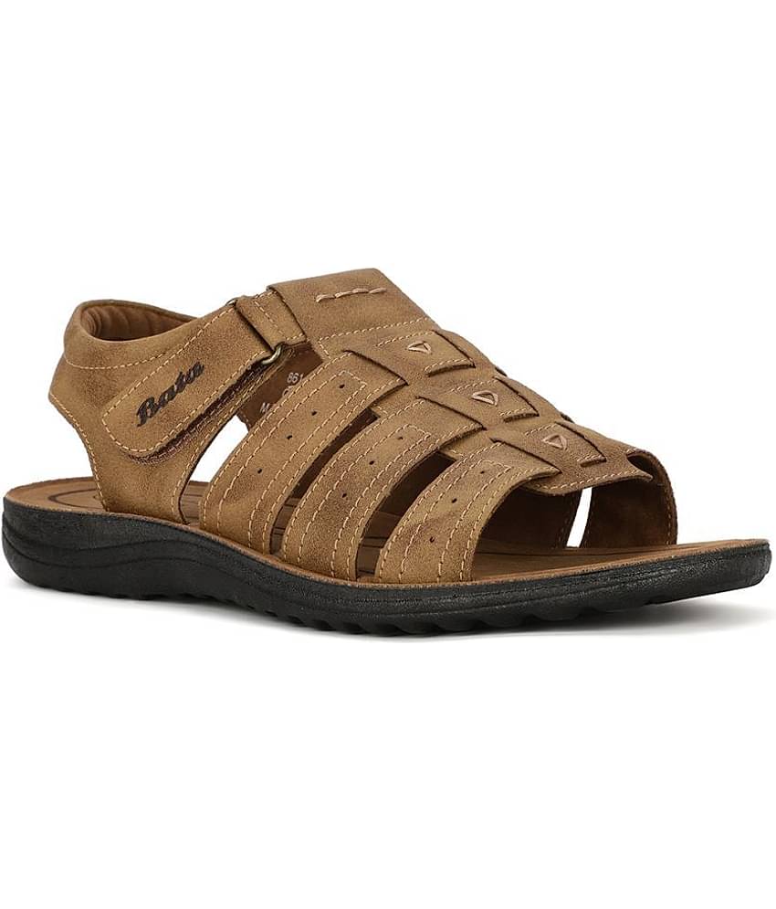 Bata - Tan Men's Sandals