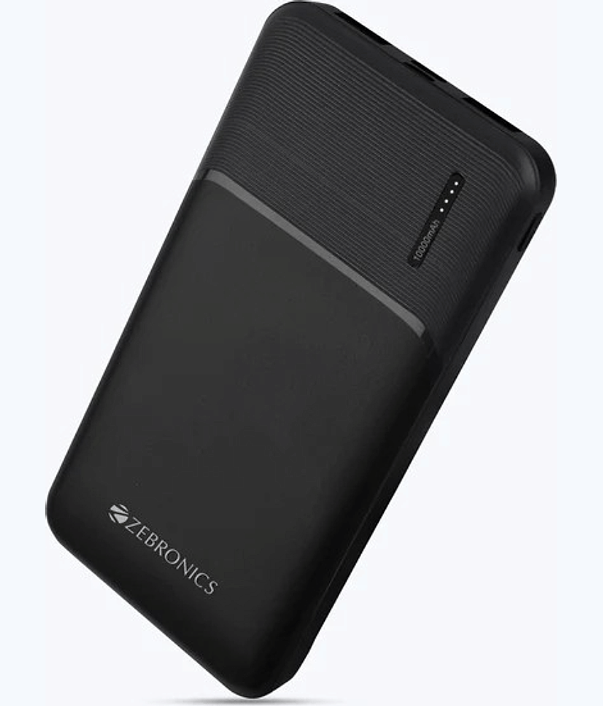 Zebronics 10000 -mAh 5V/1A Li-Polymer Power Bank