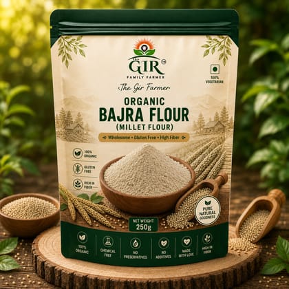 Organic Bajra Flour - Gluten Free