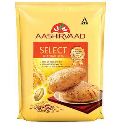 Aashirvaad Select Sharbati Atta - 5 kg