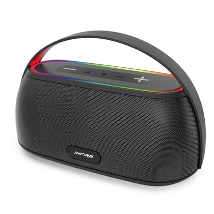 iNFiRe FireBeatz 14W Portable BT RGB Speaker Upto 8 Hrs Playtime With 5.4 BT Version, 14 W Bluetooth Speaker-Black