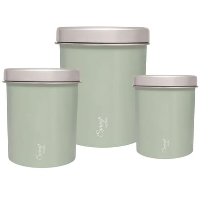 3-Piece Premium Kitchen Canister Set | Airtight Storage for Tea, Coffee, Spices & More 3-Piece Premium Kitchen Canister Set | Airtight Storage for Tea, Coffee, Spices & More - Red