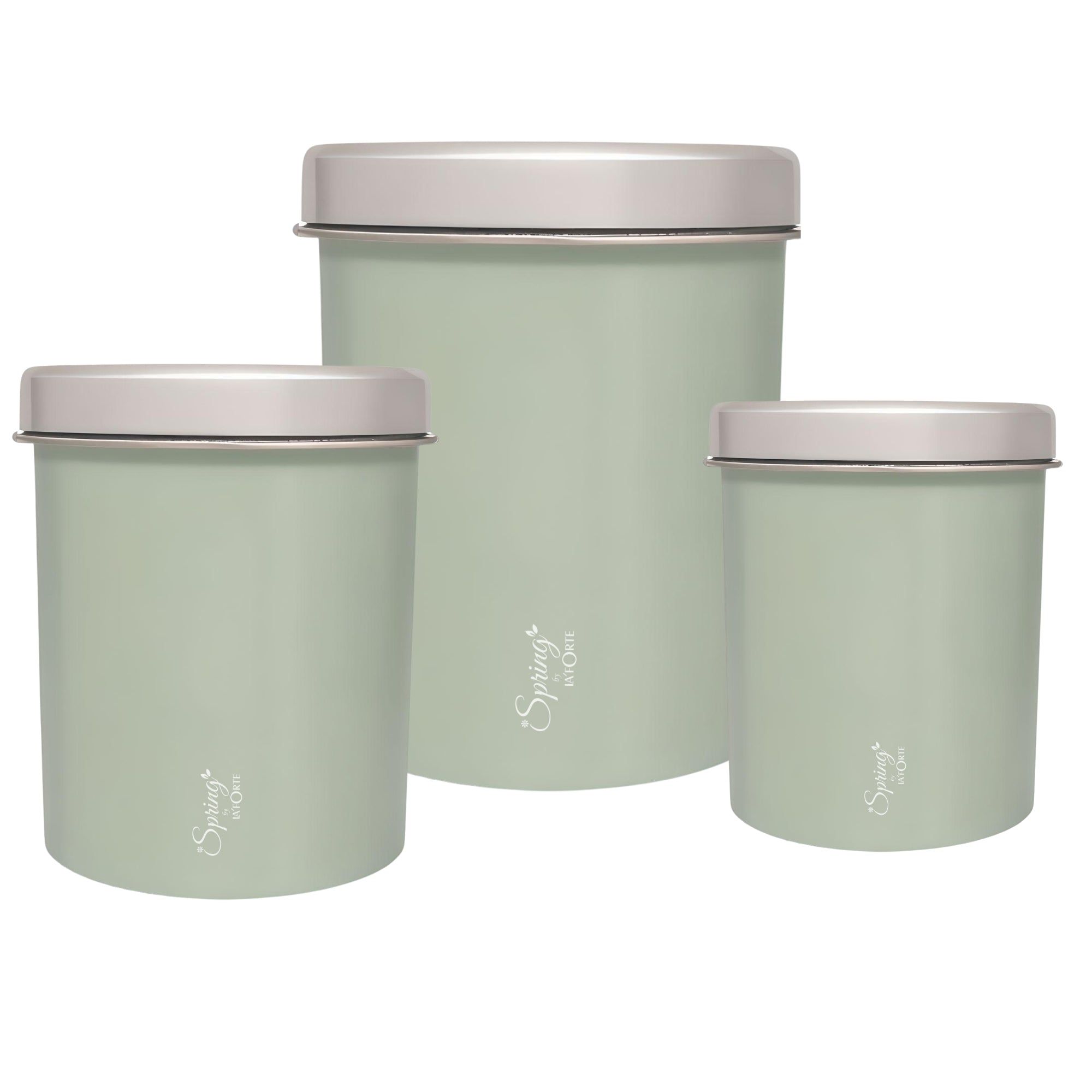 3-Piece Premium Kitchen Canister Set | Airtight Storage for Tea, Coffee, Spices & More 3-Piece Premium Kitchen Canister Set | Airtight Storage for Tea, Coffee, Spices & More - Red